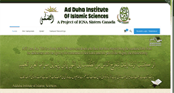 Desktop Screenshot of adduhainstitute.com