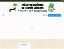 Tablet Screenshot of adduhainstitute.com